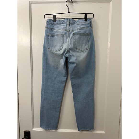 Universal Thread Women's Mid Rise Boyfriend Crop Jeans Light Wash Size 00 / 24 R - Picture 2 of 10